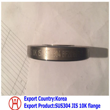 SUS304 JIS 10K flange