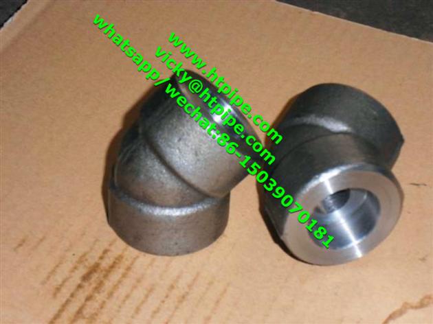 ASTM A105 A105N socket-welding elbow 45® 90® ASME B16.11