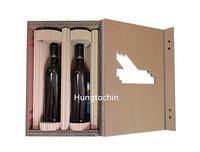 Natural paper wine box,high quality wine box