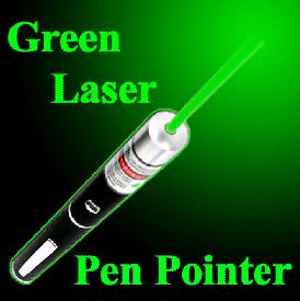 green laser pointer