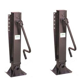 Heavy trailer transport landing leg 28 ton outboard landing gear
