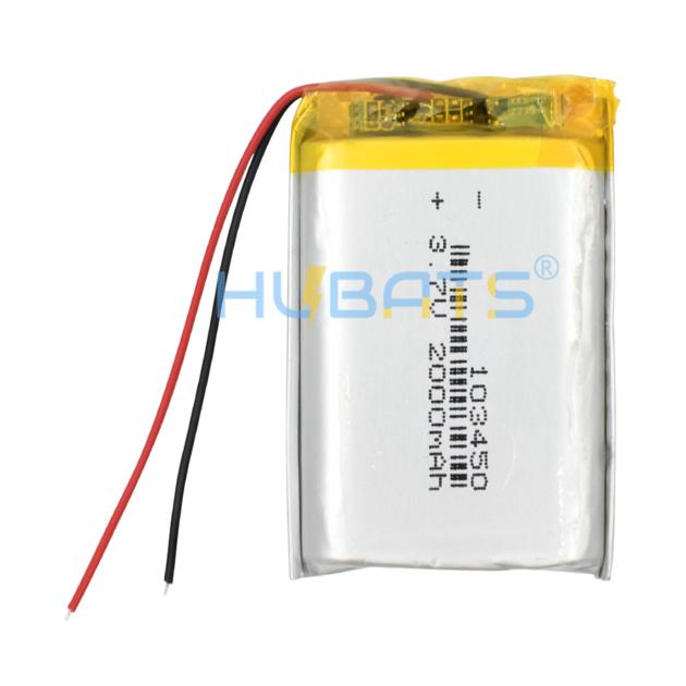 Hubats 103450 3.7V 2000MAH lipo polymer lithium rechargeable battery for MP3 GPS navigator DVD recor