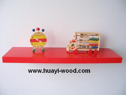 Bracketless Shelf, Wooden Shelving