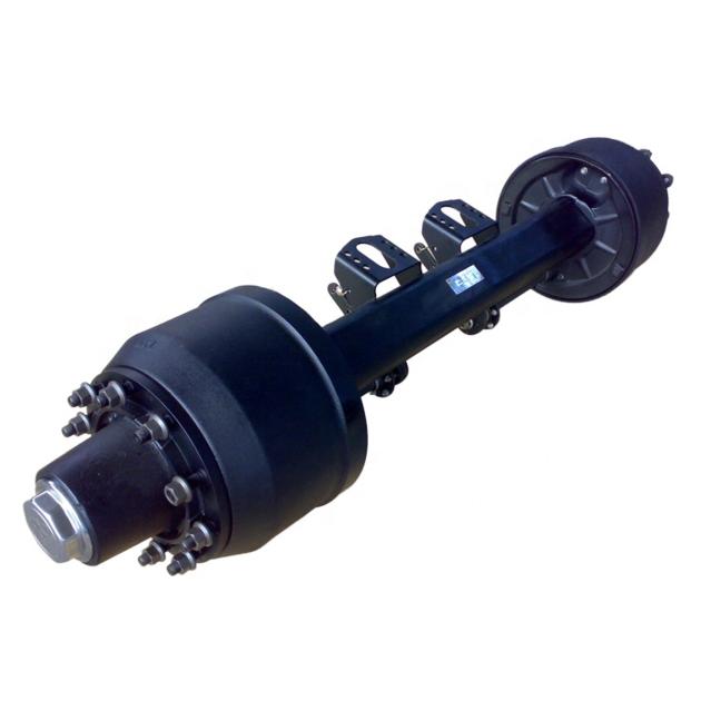China reliable 12T/13T/14T/16T/18T for heavy trailer and truck utility semi trailer axles with suspe