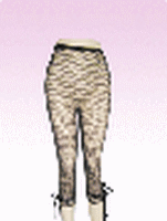 Net 3/4 pants