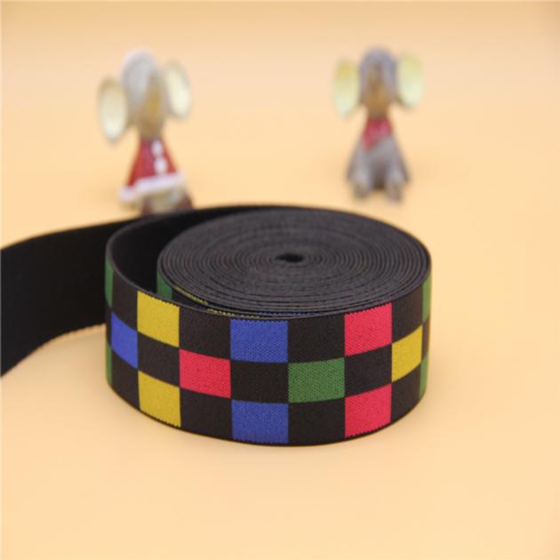 3.2cm custom printed underwear elastic tape