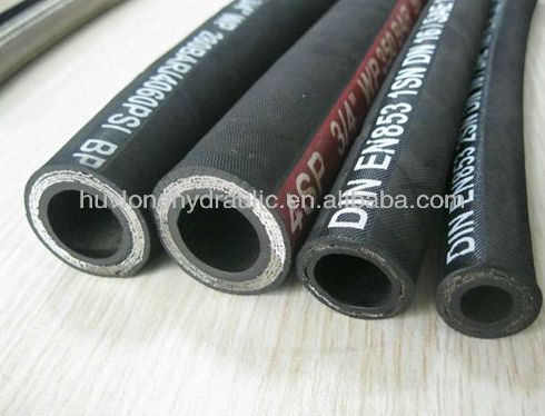 Cloth wrapped hydraulic rubber hose 