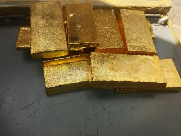 AU Gold Bar Dust Diamonds
