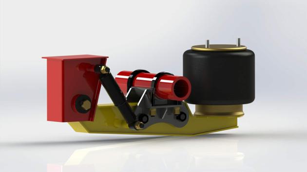 Semi Trailer Air Suspension Axle Air ride Suspension