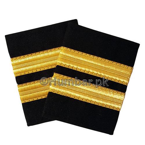 Four Bar Gold Epaulettes