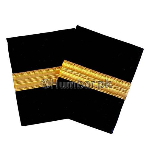 Four Bar Gold Epaulettes