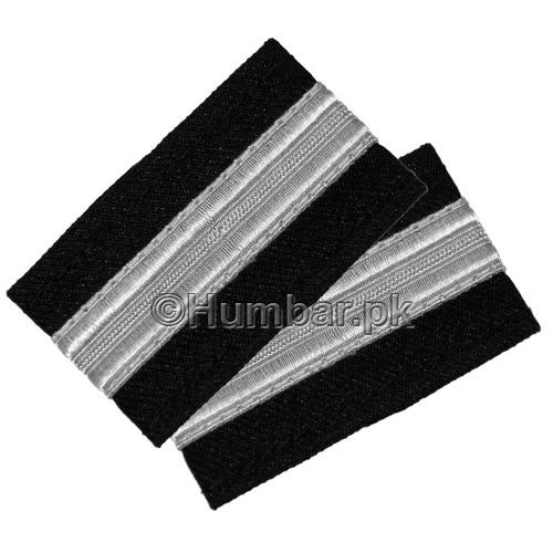 Four Bar Silver Epaulettes