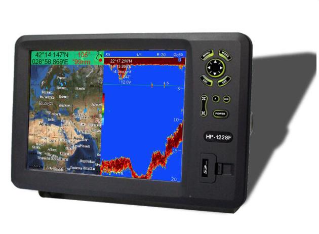 Matsutec HP-1228F marine GPS fishfinder
