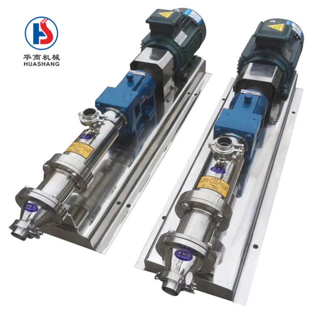 sanitary water centrifugal screw lotion vacuum self priming rotor pump 