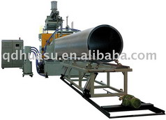 PE Huge Calibre Hollowness Wall Spiral Pipe Extrusion Line