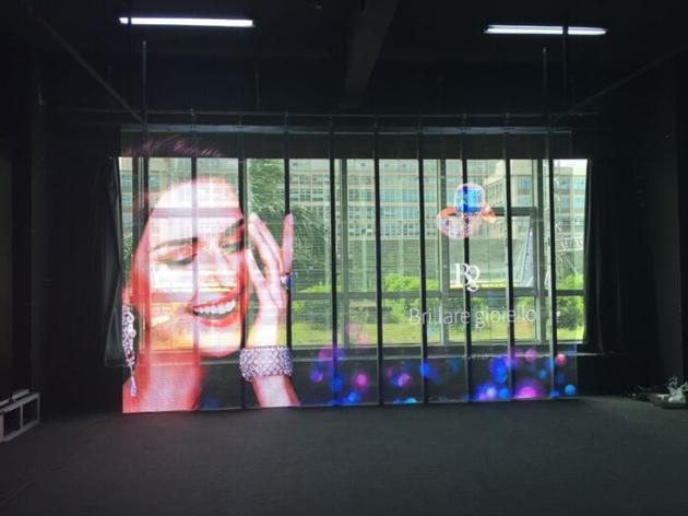 Transparent LED Display Screen Glass LED