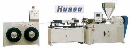 PE/PVC Single Wall Corrugated Pipe Machinery Line