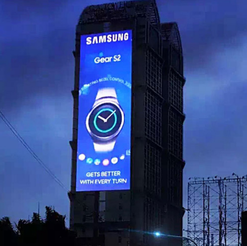 Outdoor LED Digital Billboards, HD image, High Brightness, Waterproof