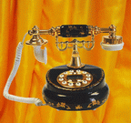 antique ceramic phone