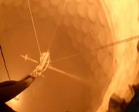 Blast furnace lining hot gunning repair