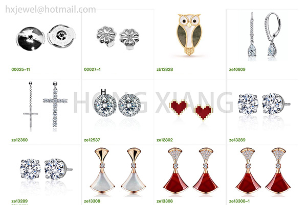 Branded jewelry style fashion S925 earrings set