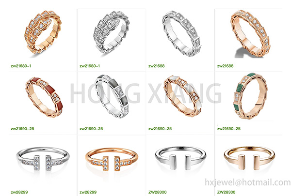 Brand Jewelry Style Fashion S925 Diamond Ring Set