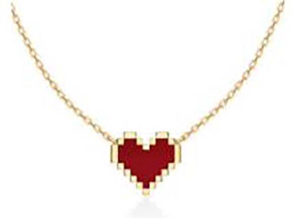 Heart shaped necklace