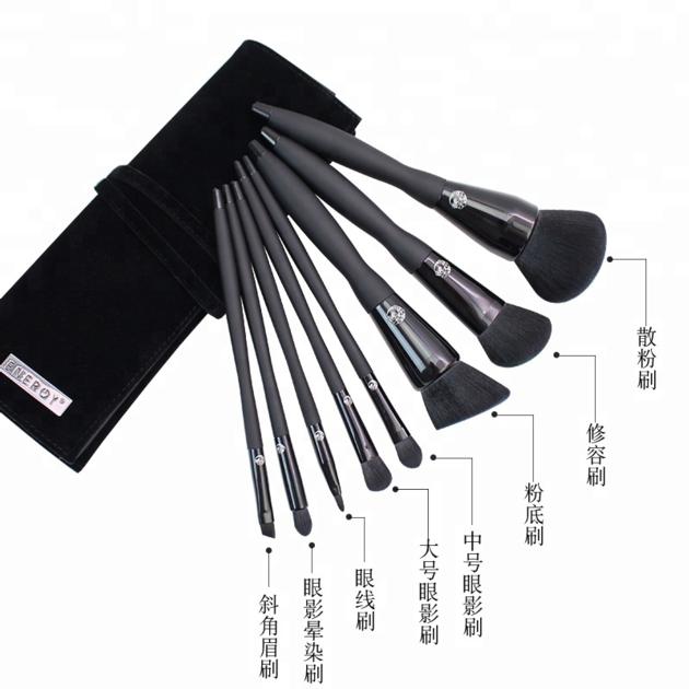 VDL 10pcs black high quality professional makeup brush beauty personal care makeup set