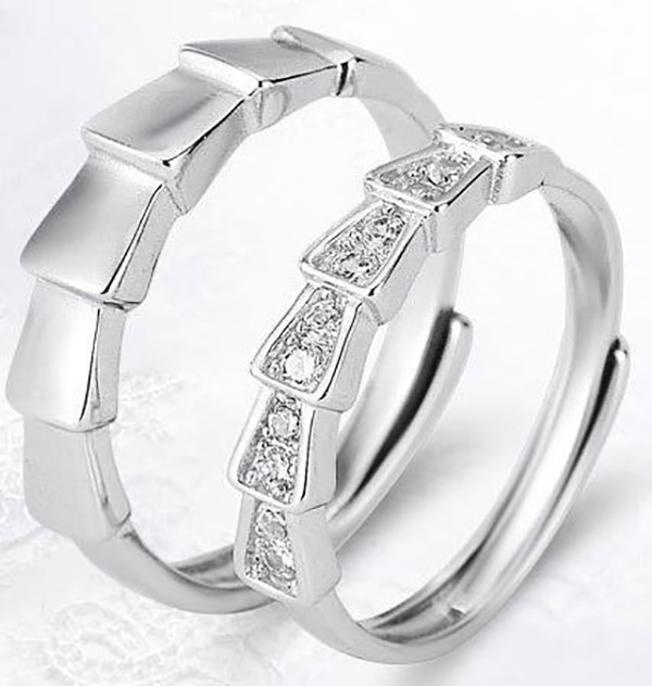 Snake Shaped Glossy Ring