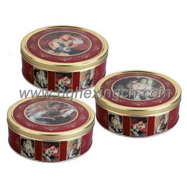 Metal biscuit tinplate can