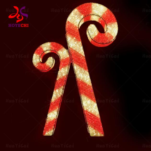 Large Outdoor Candy Cane Set Motif