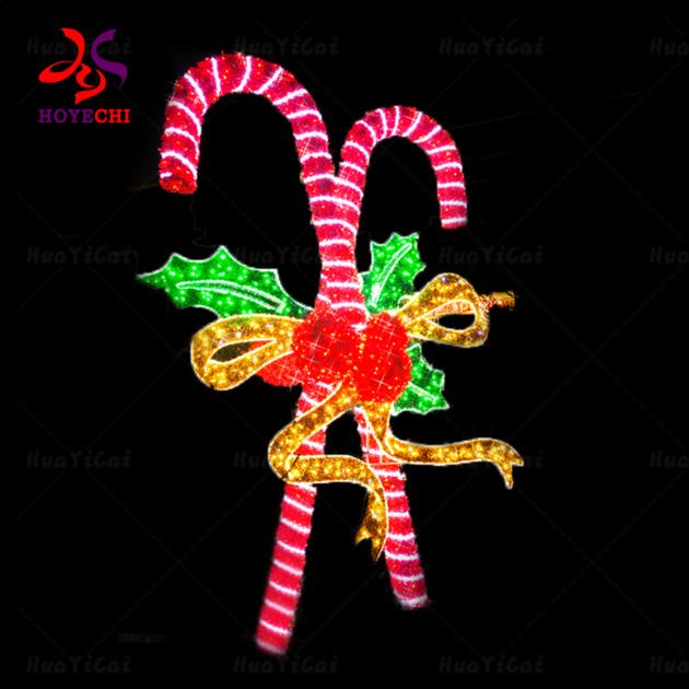 Large Outdoor Candy Cane Set Motif