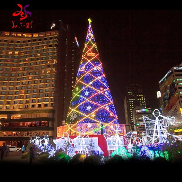 Artificial giant outdoor lighting LED Christmas Tree