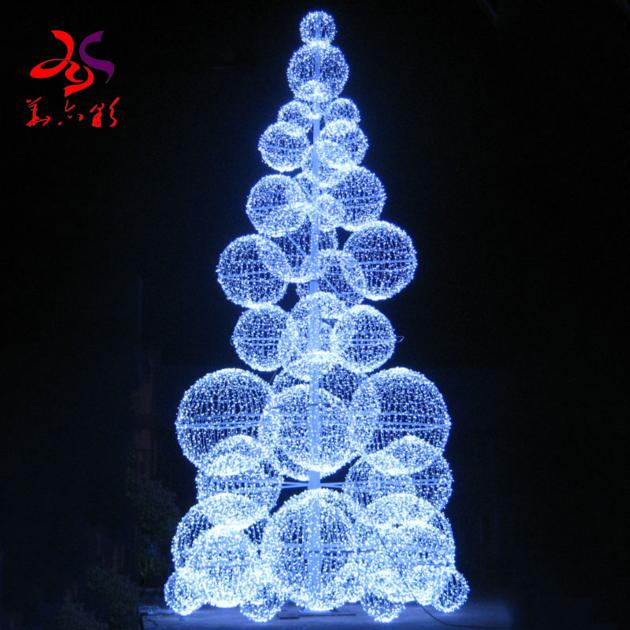 Giant Artificial LED 3d Ball Christmas