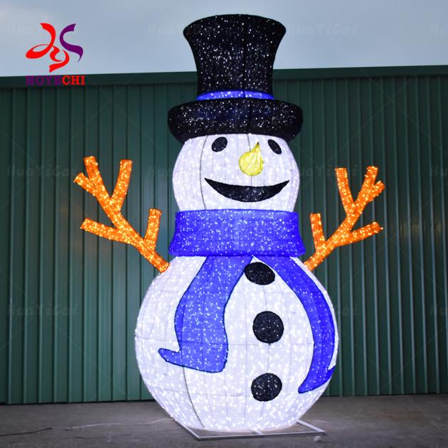 Huayicai 5m LED Giant Snowman Motif Light