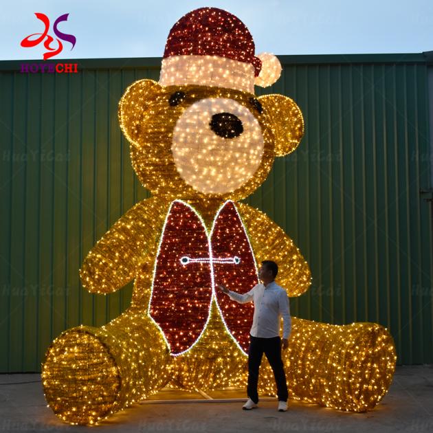Giant LED Teddy Bear Motif Light