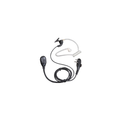 EAM12 Earpiece with on-MIC PTT & VOX& Transparent Acoustic Tube