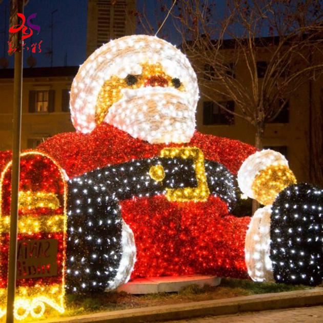LED Outdoor Lighting Christmas Santa Claus