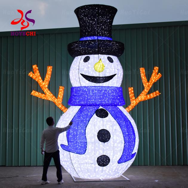 Huayicai 5m LED Giant Snowman Motif