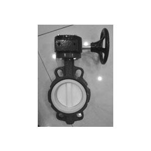 Wafer type butterfly valve