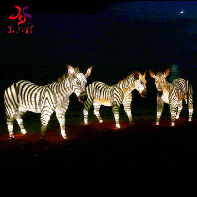 LED Outdoor Decors Dragon Animal Silk