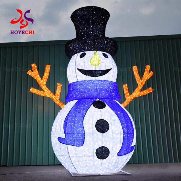 Huayicai 5m LED Giant Snowman Motif