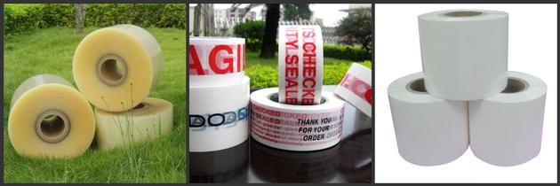 W/B Acrylic BOPP Printable Tape and Hot Melt BOPP Printable Tape/easy print tape