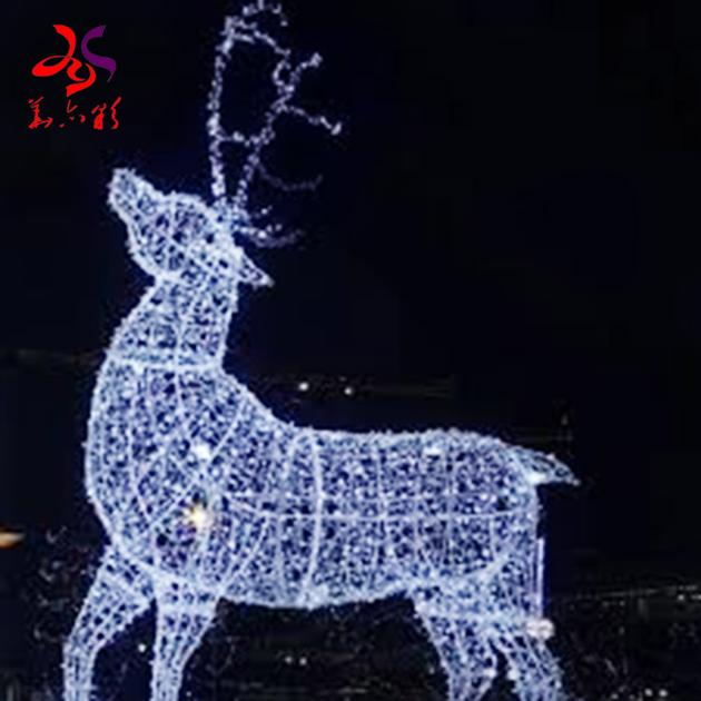 LED Outdoor Lighting Reindeer Elk Motif