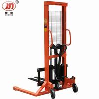 Straddle Hand Stacker with single mast and forging fork (JY-SS-03-1000/1500/2000)