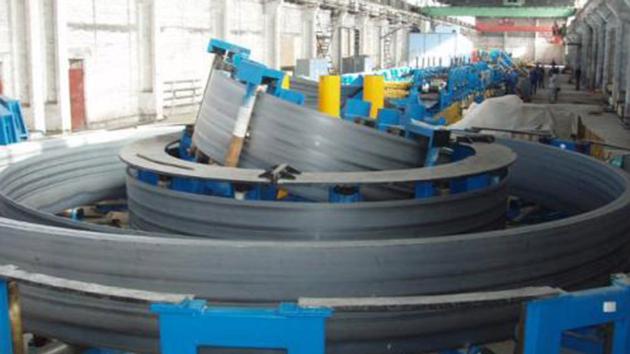 Large Horizontal Spiral Accumulator 