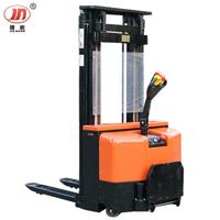 Full-Electric Stacker with Three masts and Fork Covering Leg(JY-DE-01-1500)