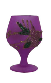 glass candle holder