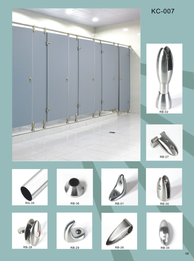 kc-007 Wholesale Best Price Toilet Partition Accessories