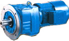 helical geared motors